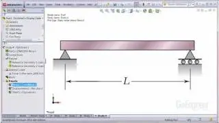 SOLIDWORKS Quick Tip - Pinned-End Support (BEAM Elements)