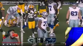 F**K YA DRINK & YA BUM TEAM! Reacting To JayWillySilly Packers vs Cowboys Wildcard NFL Reaction!