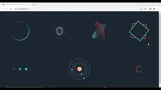 HTML and CSS animated Loader effect