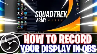 OBS Studio: How to Record your Screen // Monitor // Display (OBS Studio Tutorial)