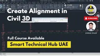 How to Create Alignment in Civil 3D Easy way