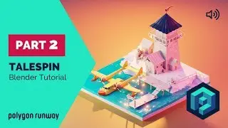 Tale Spin Part 2 Commentary - Blender 2.8 Low Poly 3D Tutorial