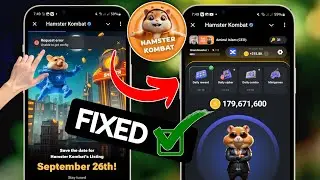 Hamster Kombat Request Error Problem| Hamster Kombat Unable to get account info problem