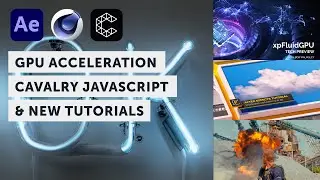 Neon in Cinema 4D, INSYDIUM GPU Acceleration, and Cavalry Gets Javascript