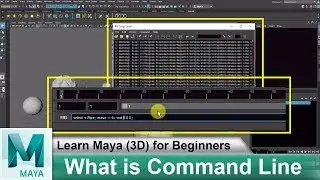 What is Command Line in Maya | Learn Maya 3D Animation for Beginners Tutorials #60