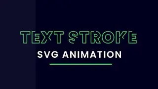 Asmr-SVG Text Stroke Animation
