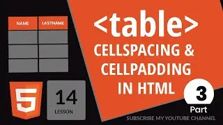 cellspacing and cellpadding in html table || html table spacing between columns | by Techno Sunita