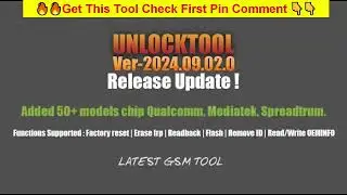 Unlock Tool 2024.09.02.0 New Update | Fixed-TFT Unlock Tool No Internet Connection Problem Solved