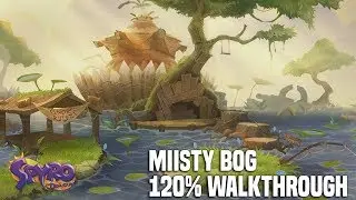 Spyro The Dragon - Misty Bog 100% Walkthrough (Gems & Dragons)