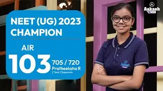Pratheeksha says Hope for the Best, Prepare for the Worst | AIR 103 (705/720), NEET (UG) 2023 Result