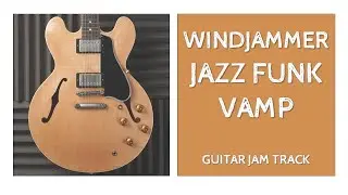 Acid Jazz Funk Guitar Backing Track in Bb