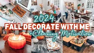 2024 Fall Clean & Decorate With Me | Cozy Autumn Home Transformation + Cleaning Motivation