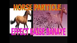 How to make Horse particle effect in photoshop