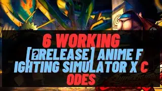 [💥RELEASE] Anime Fighting Simulator X Codes WIKI | 6 WORKING CODE FOR AFSX (NEW RELEASED)