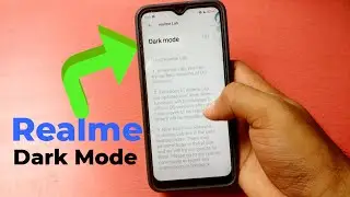 Realme mobile me dark mode kaise kare - Realme c1 dark mode setting - How to set dark theme