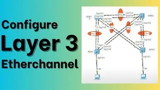How to configure a Layer 3 Etherchannel in Packet Tracer 7.2