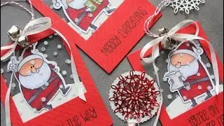 HANDMADE HOLIDAY 2014 | MFT SANTA SEE THRU TAGS