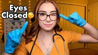 ASMR Nurse Exam but EYES CLOSED 👀 Medical ASMR for Sleep 🩺 Follow my Instructions