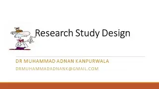 Research Study design - Introduction to Analytical study design - session 2