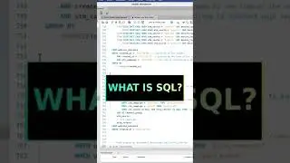 What Is SQL? 