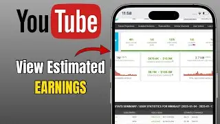 How to Check Youtube Channel Estimated Earnings | Youtube Earnings | 2025