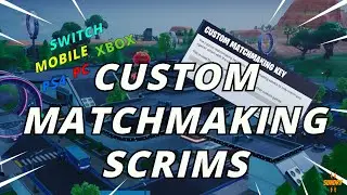 🔴 (Na-East) Custom Matchmaking Scrims | Xbox PS4 PC | Fortnite Live Stream