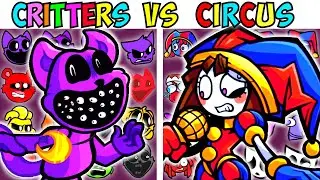 ALL SMILING CRITTERS VS THE AMAZING DIGITAL CIRCUS | FNF Character Test | Gameplay VS Playground