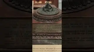 Mountain Everest Stone given by Sherpa  Tenzing in 1953 to the President...
