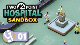 😷 Building The Best Looking Hospital! | Let's Play Two Point Hospital (Sandbox) Ep. 1 