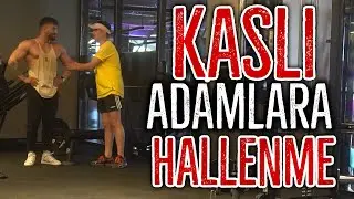 SPOR SALONUNDA KASLI ADAMLARA HALLENMEK!