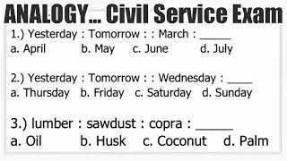 ANALOGY | Civil Service Exam sample question [lumabas na dati] Husk is BUNOT