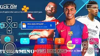 EFOOTBALL PES 2025 PPSSPP Android Offline Full Update UCL,League, Kits 24/25 Season, 4k Graphics