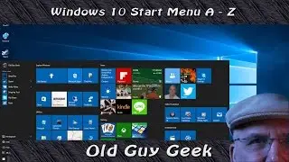 Customize Windows 10 Start Menu A-Z