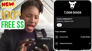 Dogs Airdrop confirmed ~ Claim FREE $200 With DOGS Telegram New Free Bot|  Make Money Online
