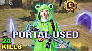 HOW TO USE PORTAL IN PUBG | 21 KILLS | OneManyt Gaming PubgM Gameplay #pubg #gaming #teleport