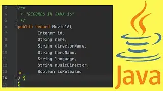 JAVA 16 - RECORDS - HOW TO USE JAVA RECORDS ? | JAVA EXAMPLE CODE DEMO | DATA CLASS | InterviewDOT