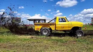 Alcohol injected big block in the mud