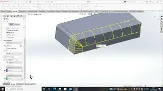 FILLET SURFACE HINDI SOLIDWORKS 2021