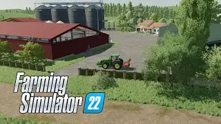 FS22 |Карта No Mans Land| Воображение художника или построй свою карту в игре. Начало строительства.