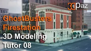 GhostBusters Firestation 3D Modeling Tutor 08