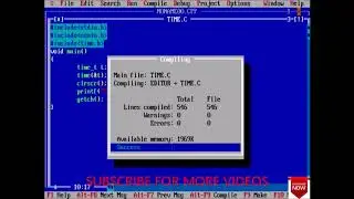 C PROGRAM TO PRINT TIME || C PROGRAM TO PRINT DATE || DATE AMD TIME -116