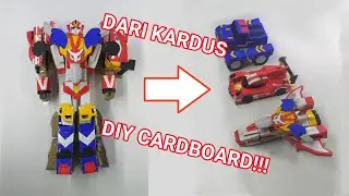 DIY CARDBOARD TOBOT MASTER V CAN TRANSFORM (TOBOT GALAXY DETECTIVE) NEW TOBOT