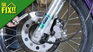 Replacing Front Brake Pads On The 2004 Honda Rebel CMX250C | The Fixit Shed