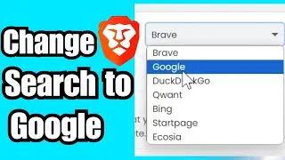 How To Change Brave Search Engine To Google Search In 2024