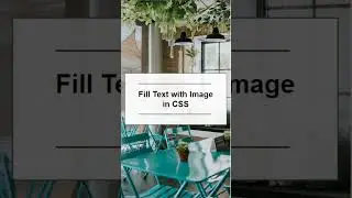 Fill Text with Image in CSS