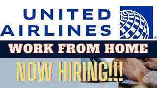 UNITED AIRLINES IS HIRING NOW | Work From Home Job  ❤️ #workfromhome