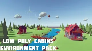 Low Poly Cabins Environment Pack Unity Asset Store