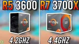 Ryzen 5 3600 vs Ryzen 7 3700X - Tested in 2024