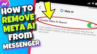 How to Remove Meta Ai From Messenger 2024 | Remove Messenger Meta Ai Chat - Messenger MetaAi Remove