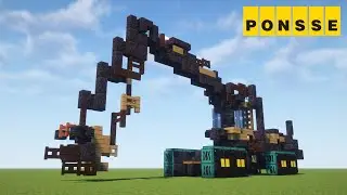 Minecraft Ponsse Scorpion King Tree Harvester Tutorial